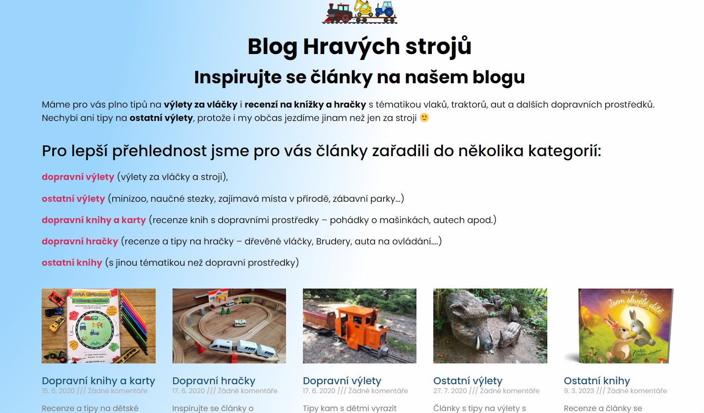 Blog Hravých strojů